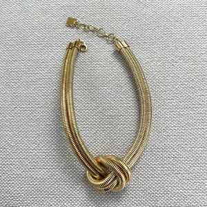 BCBGMaxAzria Gold Knot necklace